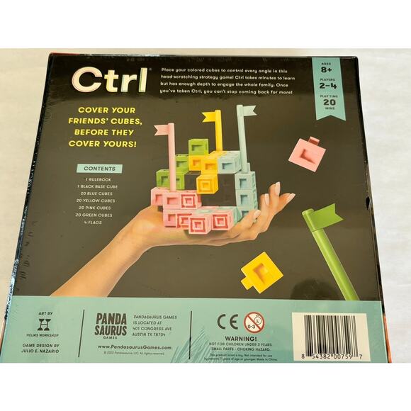 Pandasaurus CTRL Strategy Cube Game NIB - Picture 2 of 3